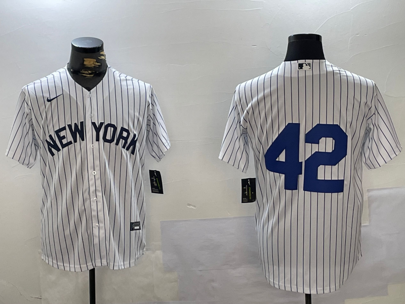 New York Yankees #42 Jackie Robinson White Cool Base Stitched Jersey