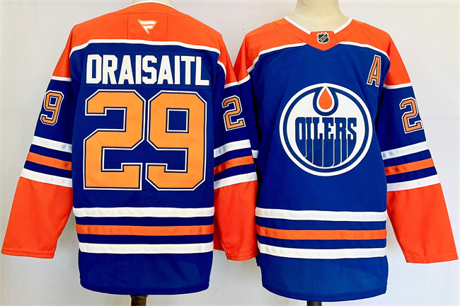 Edmonton Oilers #29 Leon Draisaitl Royal 2024-25 Stitched Jersey