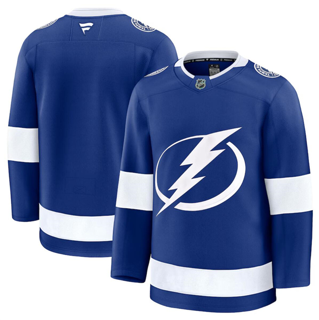 Tampa Bay Lightning Blank Blue 2024-25 Home Stitched Hockey Jersey